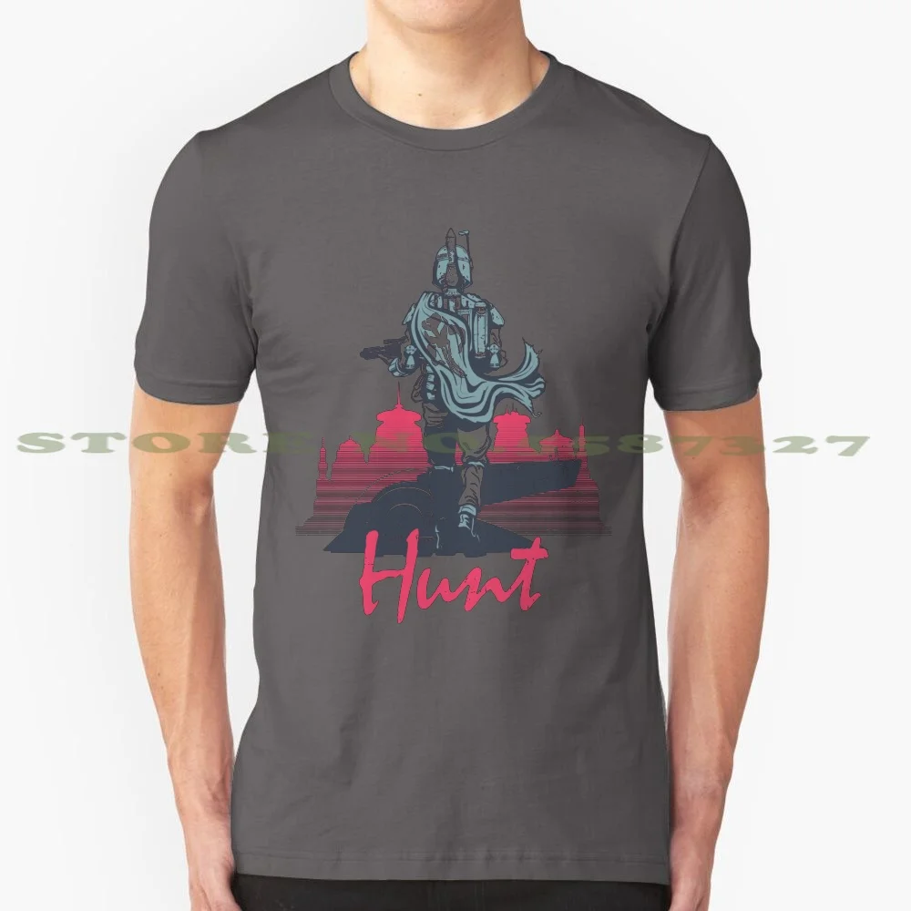 Hunt ( Light Version ) 100% Cotton T-Shirt Hunt Ryan Gosling Bounty Hunter Bespin Cloud City Slave1 Slave I Bobafett Boba Fett