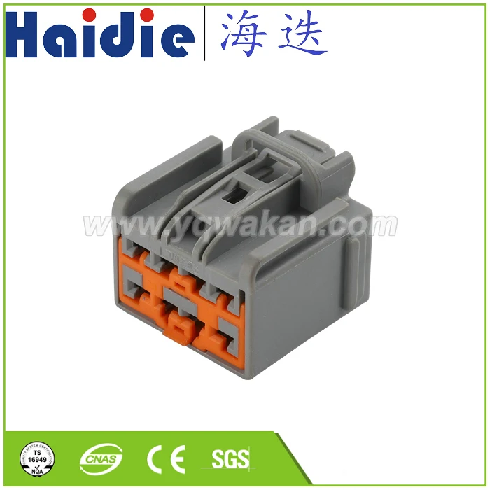 

Free shipping 2sets 8pin auto electric unsealed plug plastic female connector with terminals 7283-3243-40