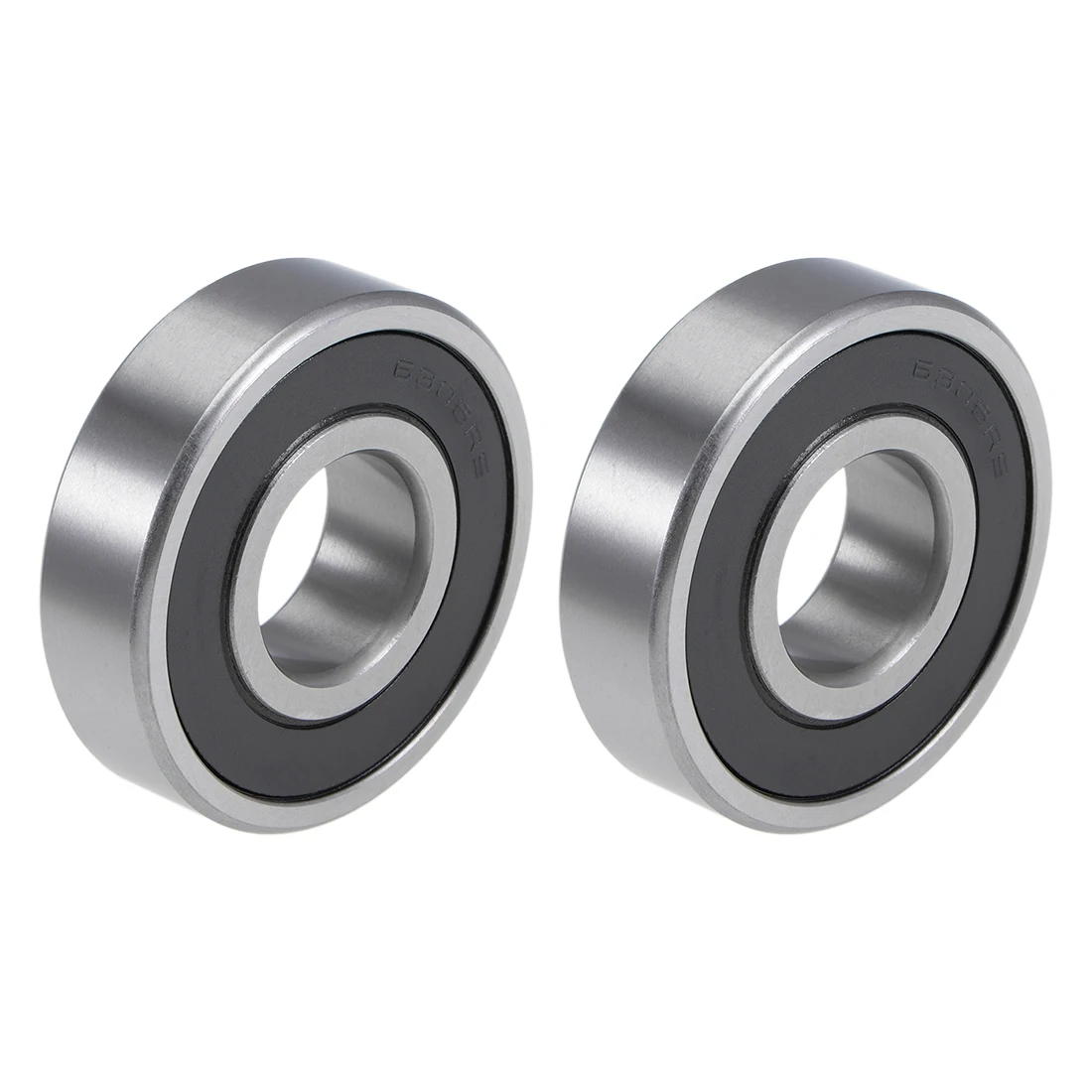 uxcell 2pcs 6305-2RS Deep Groove Ball Bearings Z2 25x62x17mm Double Sealed Chrome Steel