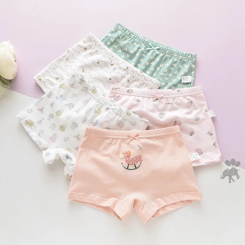 Children Panties For Girls Underwear Boxer Briefs Child Little Girl Kids Teens Underpants Cartoon Baby Boxers Kid 3 9 Years Old