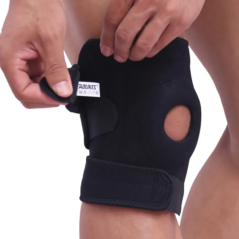 1PCS Adjustable Patella Support Belt Leg Knee Pad Brace Fastener Sporting Basketball Kneepad Fitness Knee Protector Bandage Tape