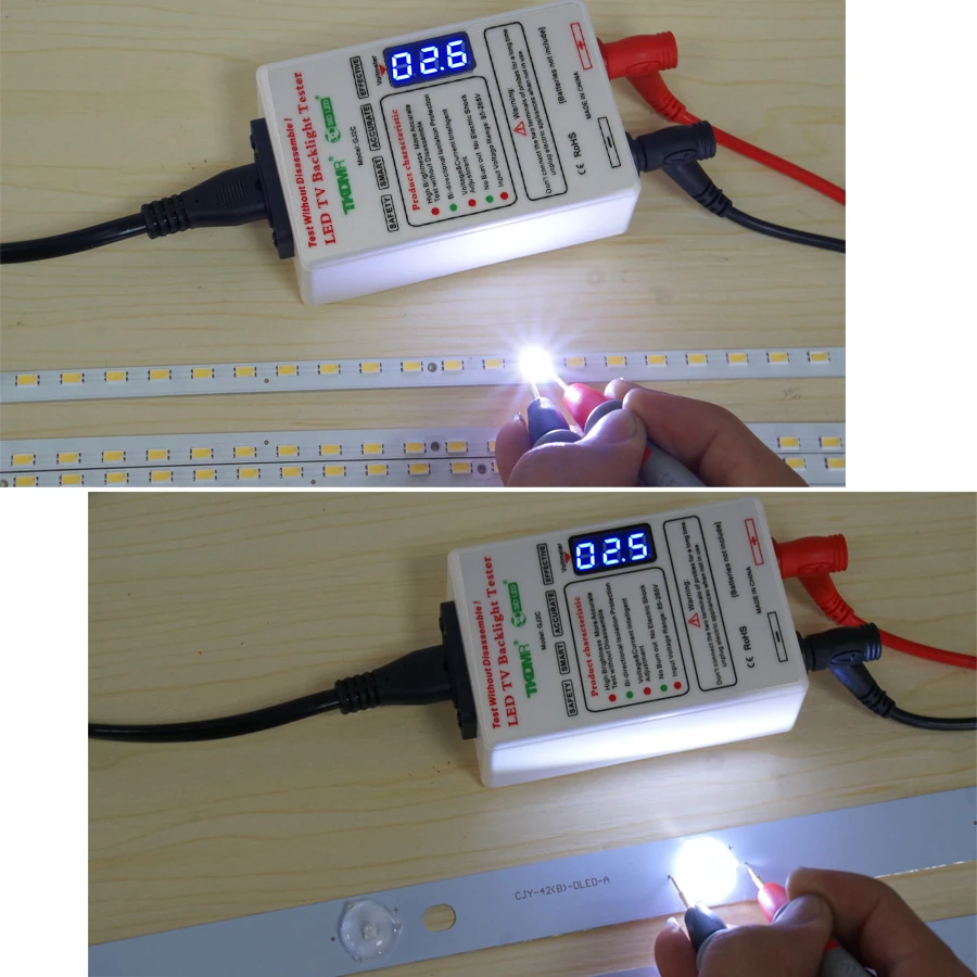 TKDMR Output 0-330V LED lamp beads Backlight Tester Tool Smart-Fit Voltage for All Size LCD TV Do not disassemble the screen