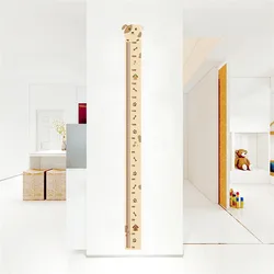 Creative Height Measure Ruler Wall Stickers Home Decoration Kids Room Bedroom Mural Art Diy Pvc Growth Chart Wall Decal
