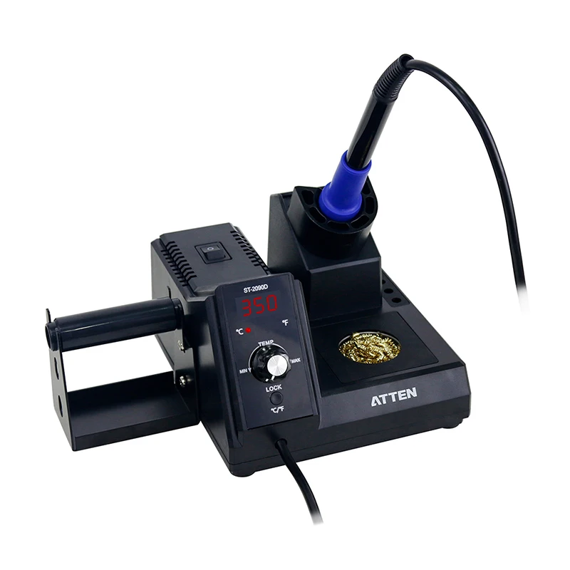 

ATTEN ST-2090D soldering station 220V 80W EU Plug Lead-free constant temperature multi-function electric soldering iron