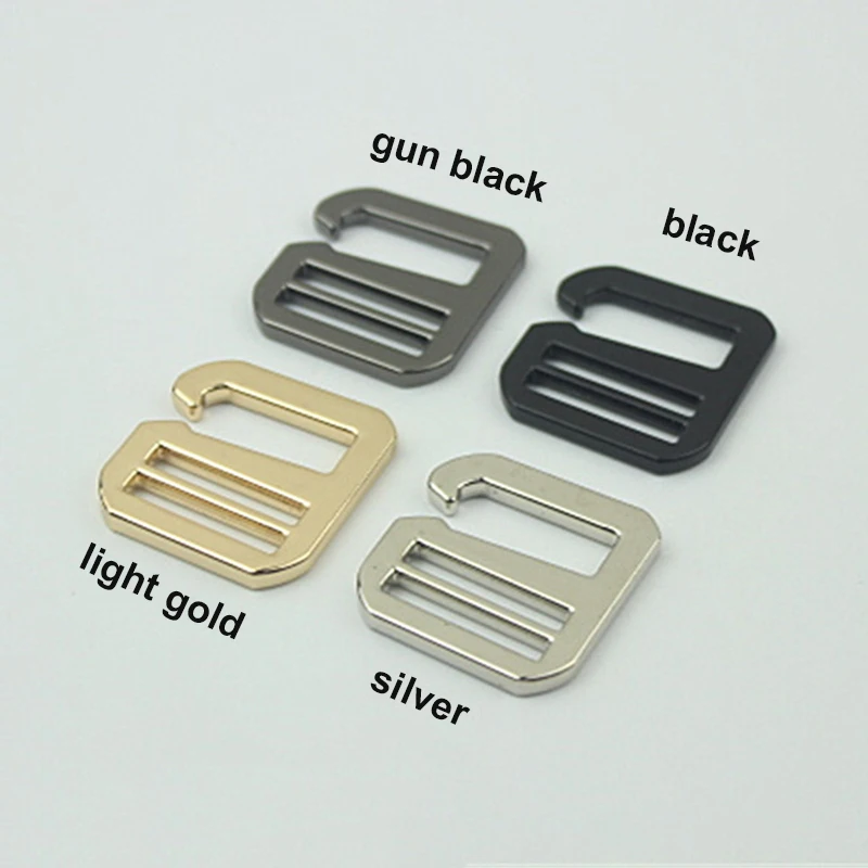 1piece Metal 6-shaped Adjuster Buckle Tri-glider Hook Clasp for DIY Leather Craft Bag Backpack Shoulder Strap Belt