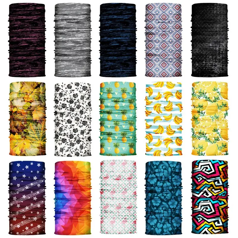 Multifunctional Bandana Winter Magic Scarf Outdoor Sports Headband Seamless Hiking Fishing Tube Face Shield Men Women Scarf