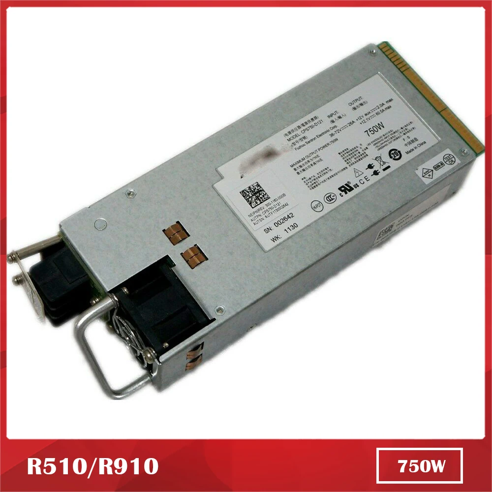 

Server Power Supply for Dell for R510 R910 6GTF5 06GTF5 CPS750-D121 750W Test Before Shipment