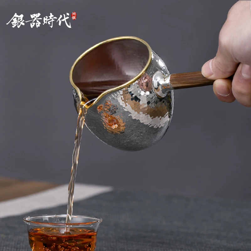 

999 sterling silver cane the reasonable heat insulation cup manual fine silver sea kung fu tea tea is a Japanese home