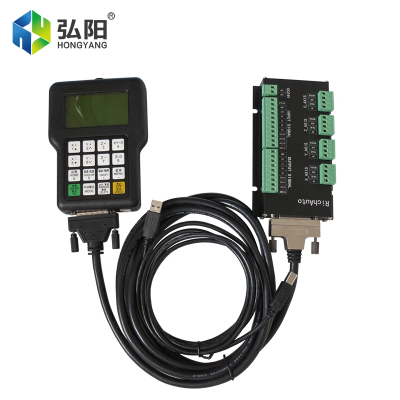 Controlador dsp cnc 0501, linha de dados 2.5m 4m 5m, original, 50 pinos, sistema de controle de linha de comunicação, terminal de conexão a11 a15 a18