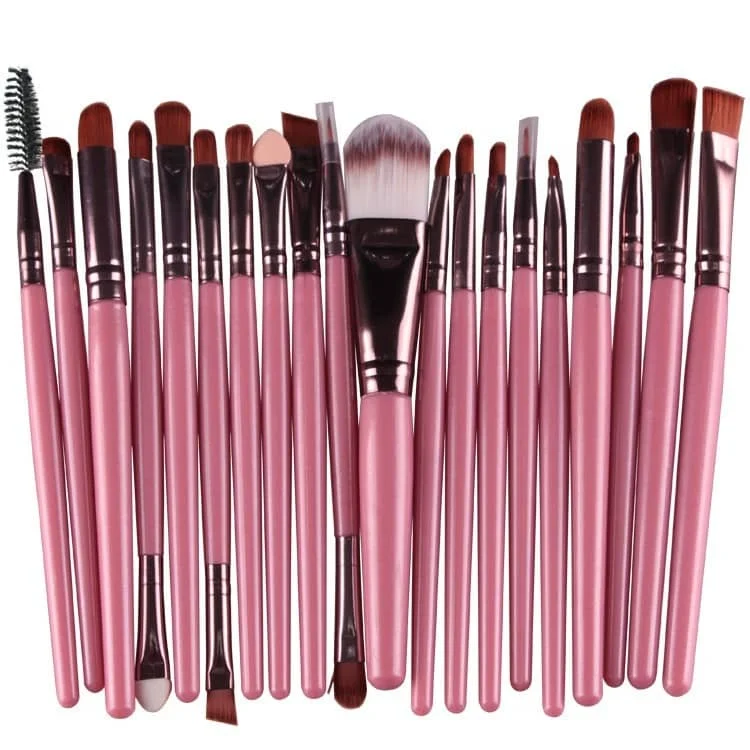 20Pcs Make-Up Pinsel Set Kosmetische Foundation Pulver Lidschatten Kontur Erröten Blending Schönheit Make-Up Pinsel