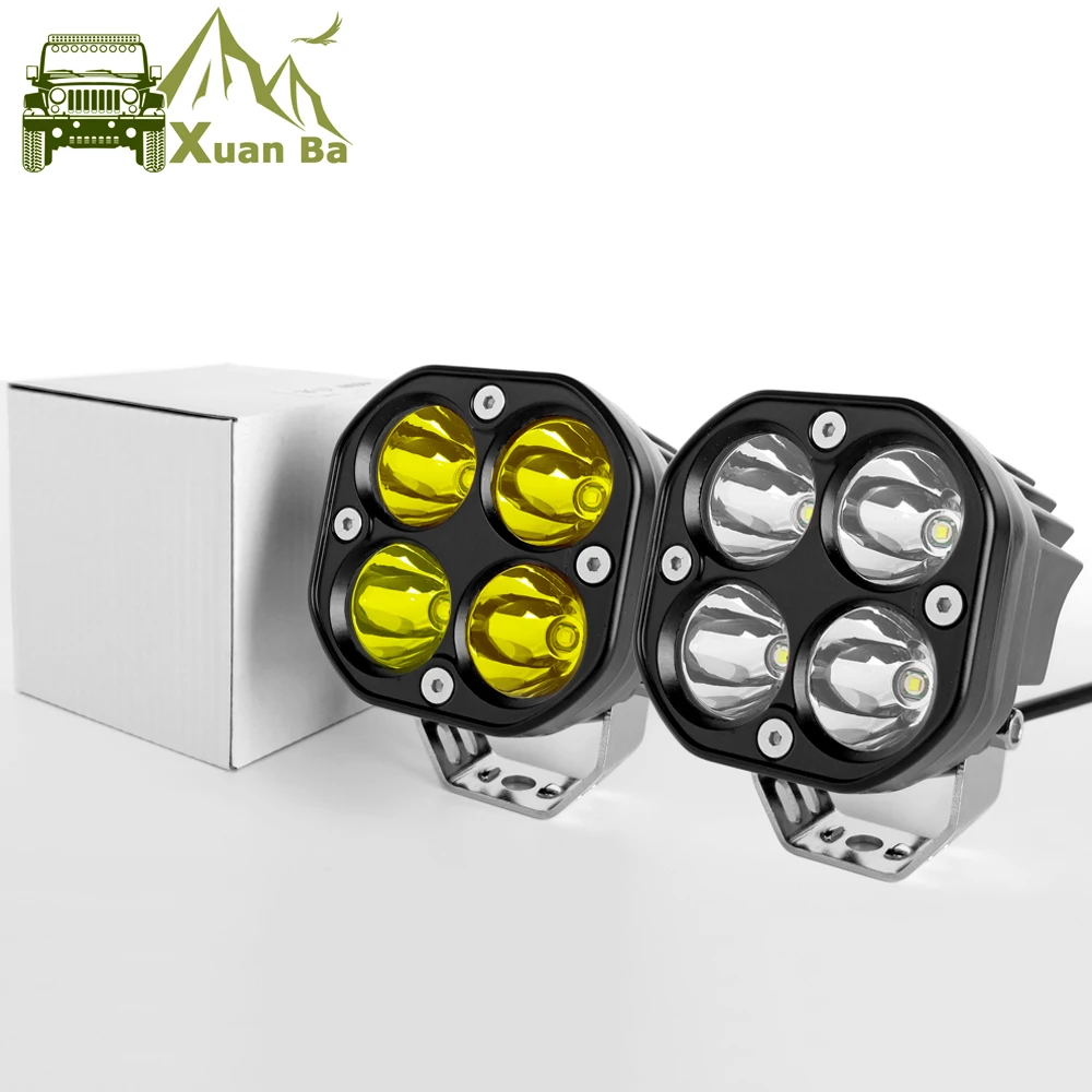 

2Pcs 3 Inch Led Work Light 12V 24V For Car 4x4 Offroad Motorcycle Trucks Tractors Boat 4WD ATV SUV Driving Fog Lights Spotlight