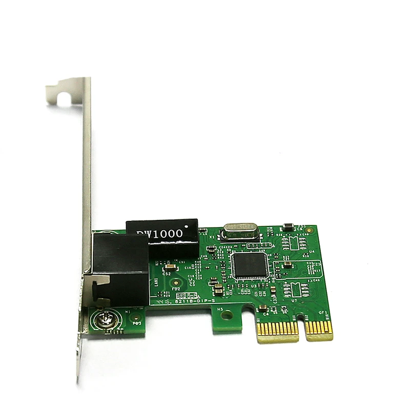 Placa adaptadora de rede ethernet pcie 1x, placa adaptadora de rede rápida com 10/100m nic porta lan com realtek rt8711b