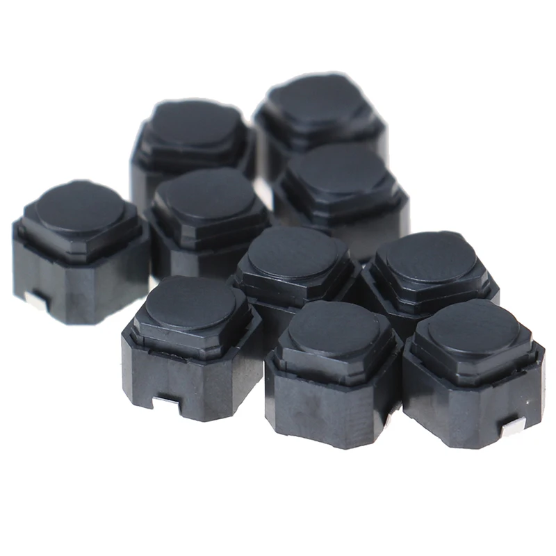 10Pcs Silent Tact Switch 6*6*5mm smd Silicone Button Switch Touch Switch height 5mm