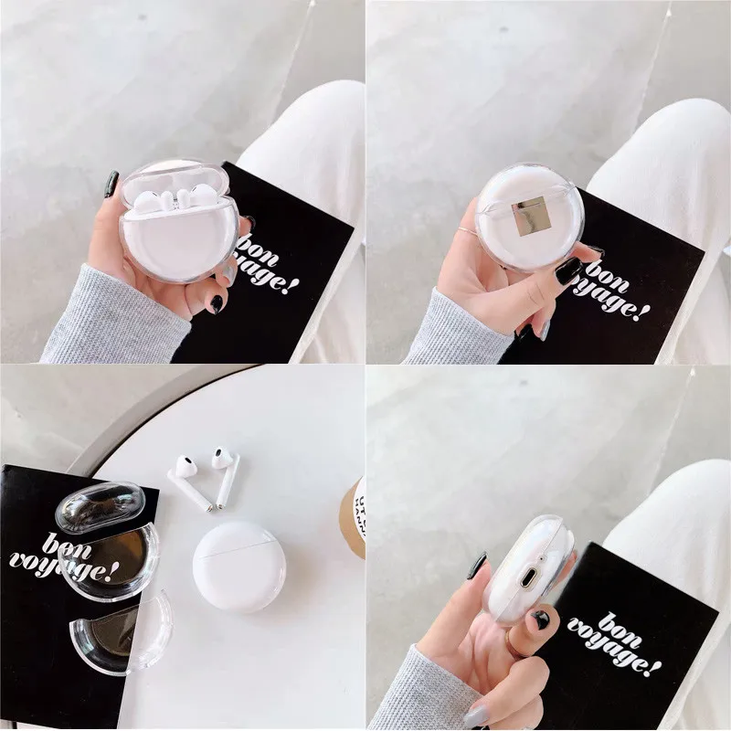 Funda personalizada de escritura privada para Huawei Freebuds 3, carcasa de TPU suave transparente, con texto, logotipo y nombre, diseño personal personalizado