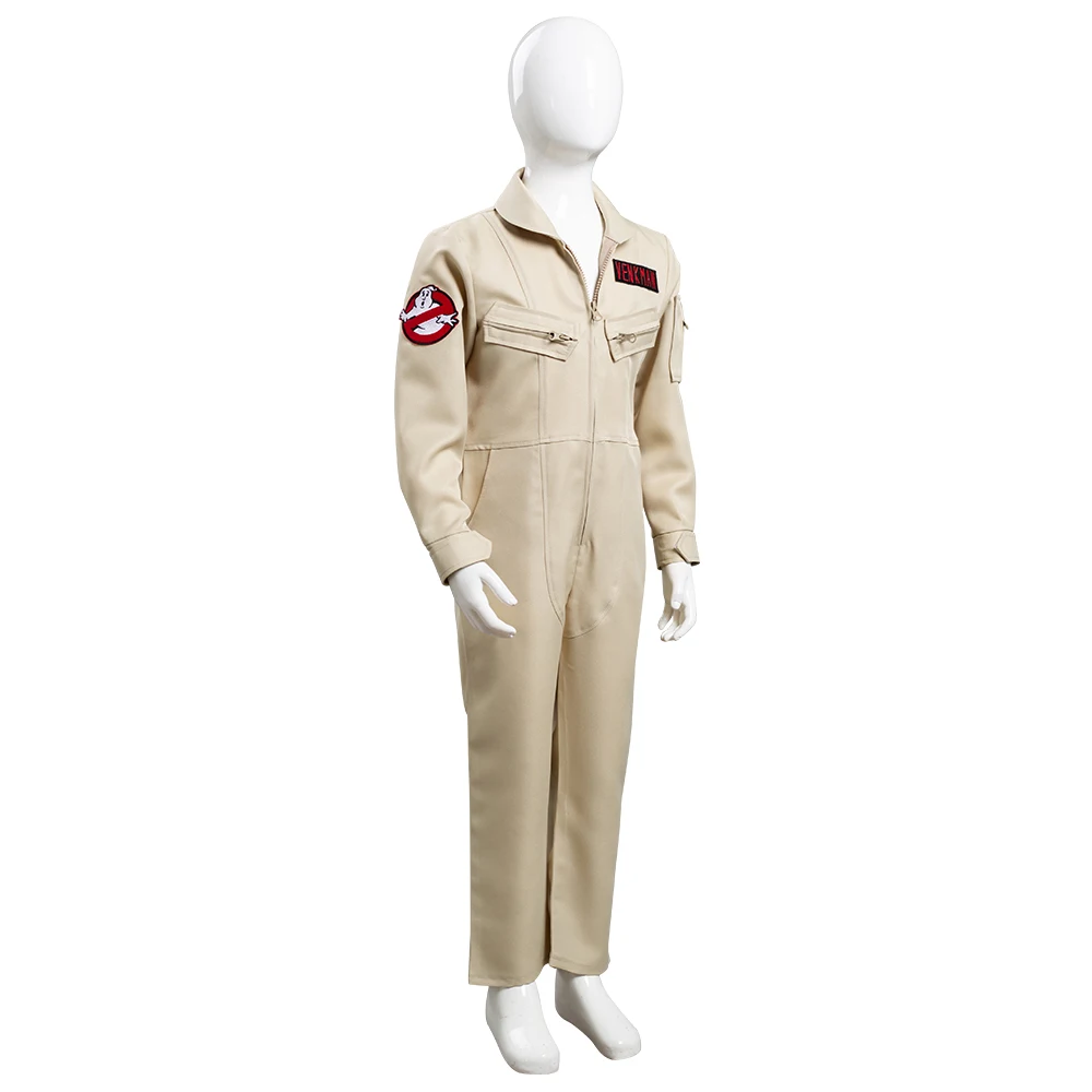 Kids Ghostbusters Cosplay Costume Jumpsuit Outfits Halloween Carnival Suit