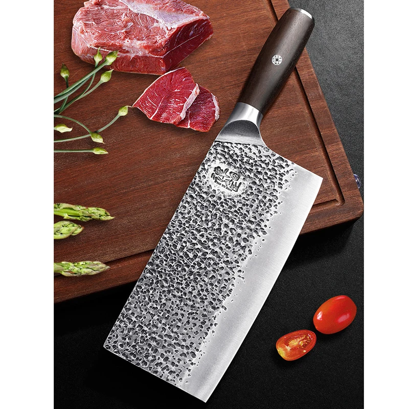 Hand forged kitchen knives sharp slicing knife high hardness meat cleaver kitchen knife chef special knives 9CR19MOV Tang Knife