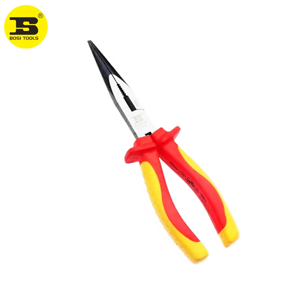 

BOSI VDE Insulated Long Nose Cutting Pliers 6''/160mm