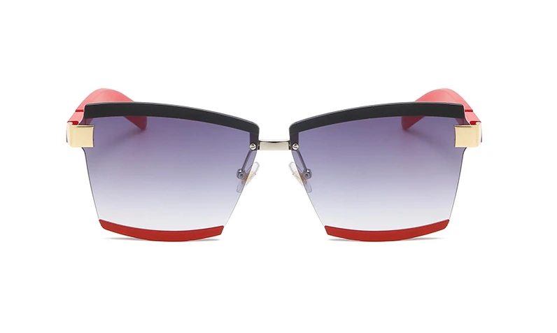 47391 randlose Platz Luxus Sonnenbrille Marke Designer Männer Frauen Fashion Shades Uv400 Vintage Gläser – Detail 11