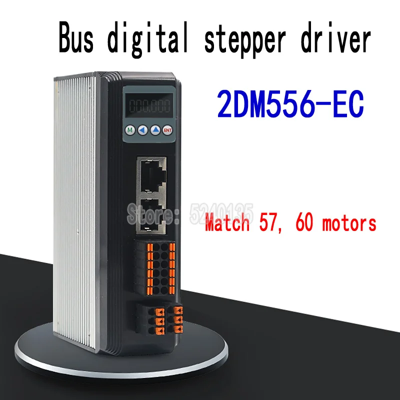 ethercat onibus controlador de driver passo de digitas para 57 60 2 phase stepper motor suporta o protocolo de comunicacao coe 2dm556 ec 01