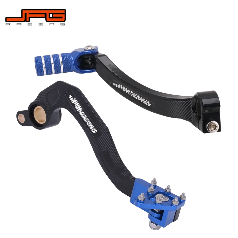 Motorcycle CNC Shifter Shift Pedal Lever Rear Foot Brake Pedal Lever For YAMAHA YZ450F 2014-2021 YZ450FX WR450F 16-21 Dirt Bike