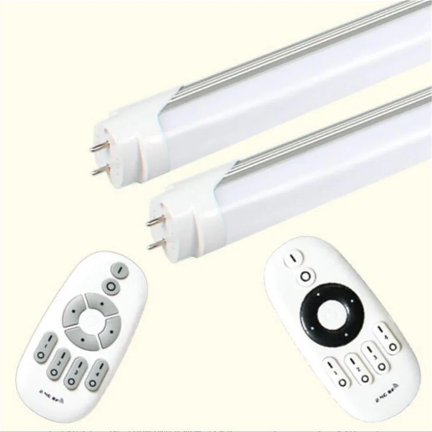 

2.4G gateway WIFI and 2.4G remote control Color changeable and Dimmable CCT LED Tube Light 1200mm 18W AC85-265V