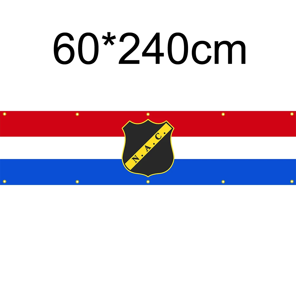 Holland NAC Breda Flag 60x240cm Decoration Banner for Home and Garden