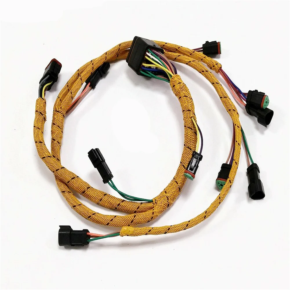 For Caterpillar Excavator Accessories CAT345B new/old engine wiring harness 117-2763/145-0176 plug