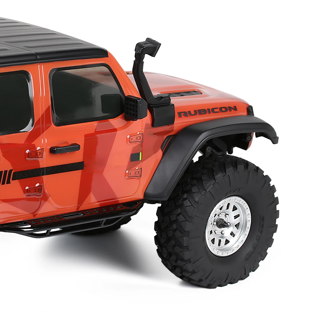 Plastikowa czarna fajka dla 1:10 samochód zdalnie sterowany RC Trx-4 obrońca SCX10 90046 AXI03007 LC80 Cherokee Jeep Wrangler część ciała