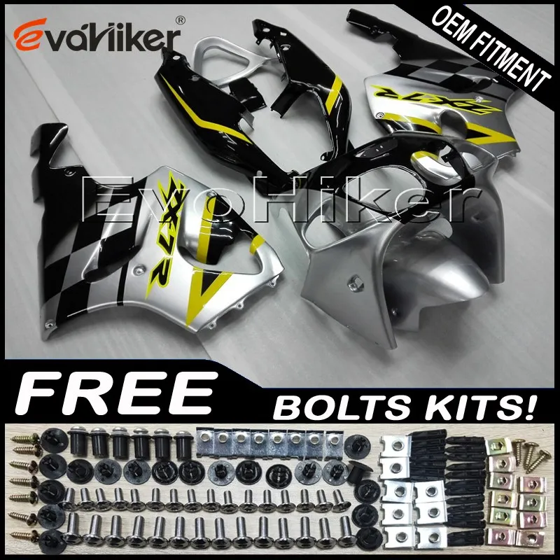 

Motorcycle fairings for ZX7R 1996 1997 1998 1999 2000 2001 2002 2003 silver black ABS Plastic Bodywork Set
