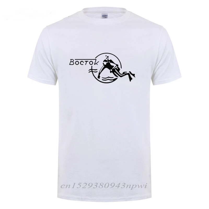 Vostok Scuba Dude Customized T-Shirt For Man Woman Summer Style Streetwear Casual Short Sleeve Round Neck Cotton Funny T Shirts