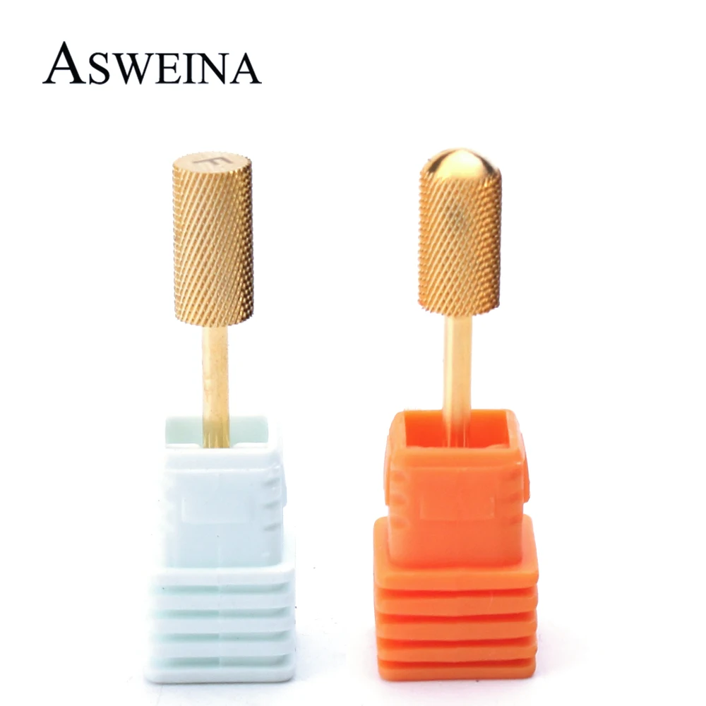 AAAA Tungsten Milling Cutter Nail Drill Bit Rainbow Carbide for Eletric Manicure Drills Machine Cuticle Clean Files Equipment