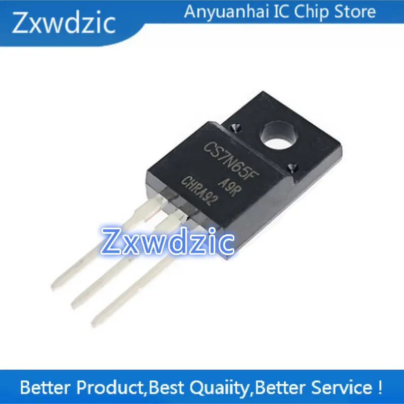 5pcs CS7N65F TO-220F CS7N65FA9R TO220F CS7N65FB9R CS7N65 7N65