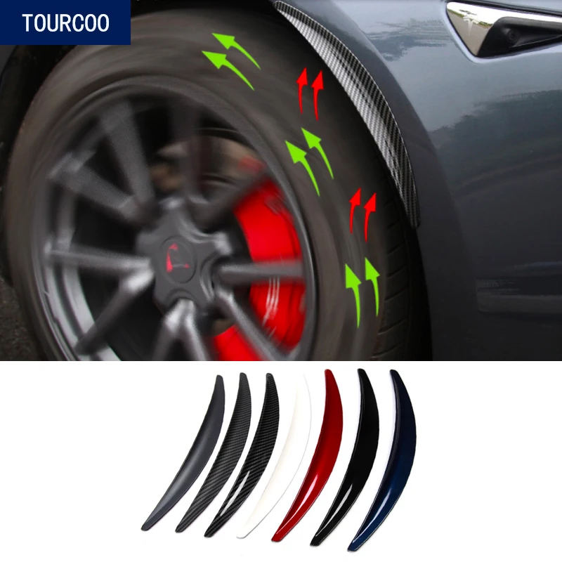 4Pcs for Tesla Model 3 Wheel Splash Guard Fender Camera Protection Cover Car Modification Accessories