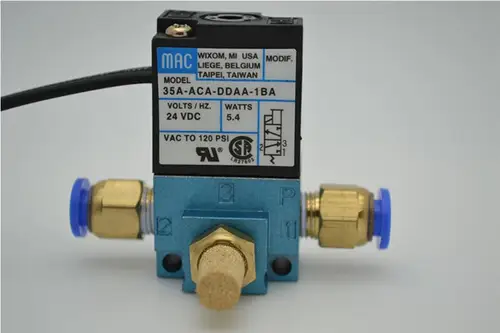 Válvula Solenoide de Control de impulso electrónico MAC de 3 puertos 35A-ACA-DDBA-1BA 35A-ACA-DDFA-1BA 35A-ACA-DDAA-1BA con latón