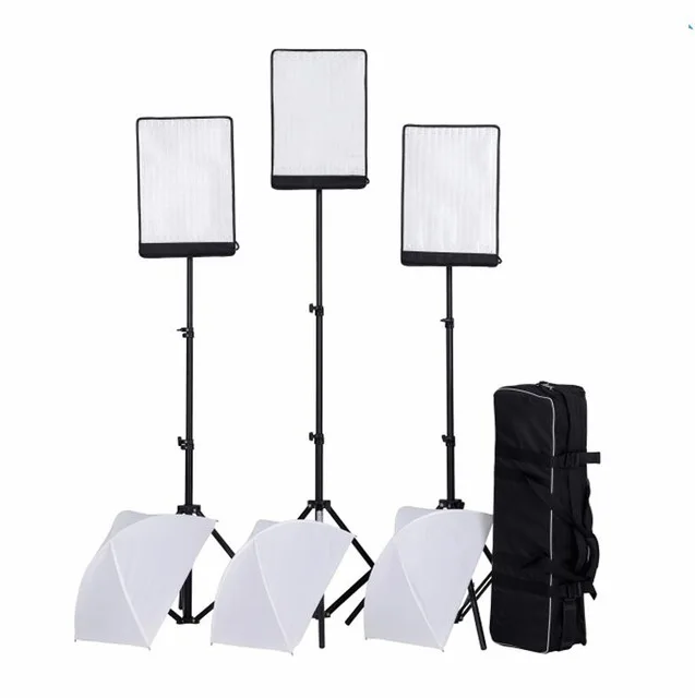 FalconEyes-Kit de iluminación de fotografía y vídeo, RX-13T, portátil, Flexible