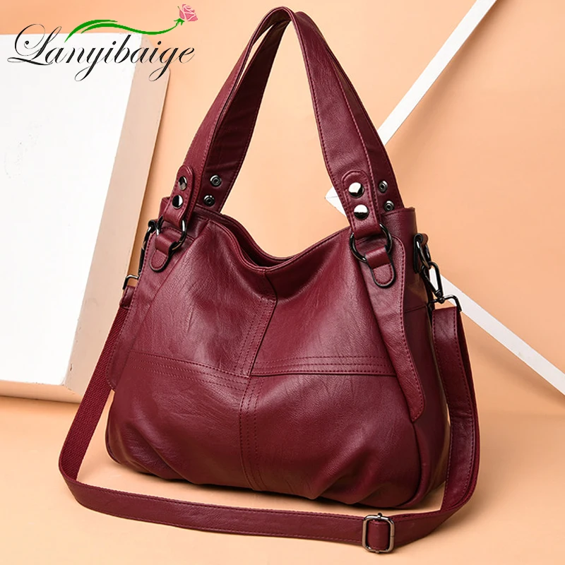 LANYIBAIGE Luxury Designer Handbags High Quality Soft Leather Bags Ladies Corssbody Hand Bags For Women Shoulder Bag Bolsas