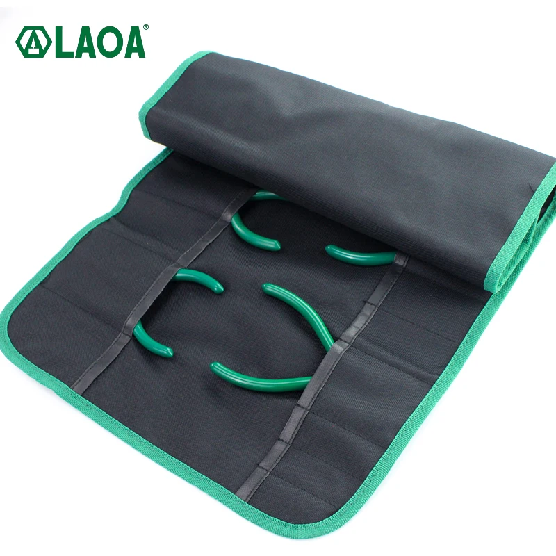 LAOA Oxford ผ้าเครื่องมือม้วนซ่อมกระเป๋าไขควง Mini เครื่องมือช่างไฟฟ้า