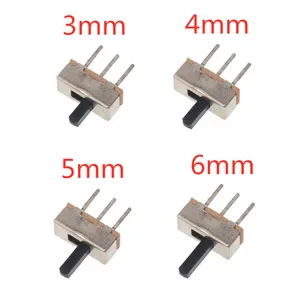 20 PCES SS12D00 Sliding Switch Mini Sliding Switch 3Pin 1P2T 2 High Quality Position Alternation Switch Fisting: 3mm/4mm/5mm/6mm 10 Main Sales Settlement Switch - №5