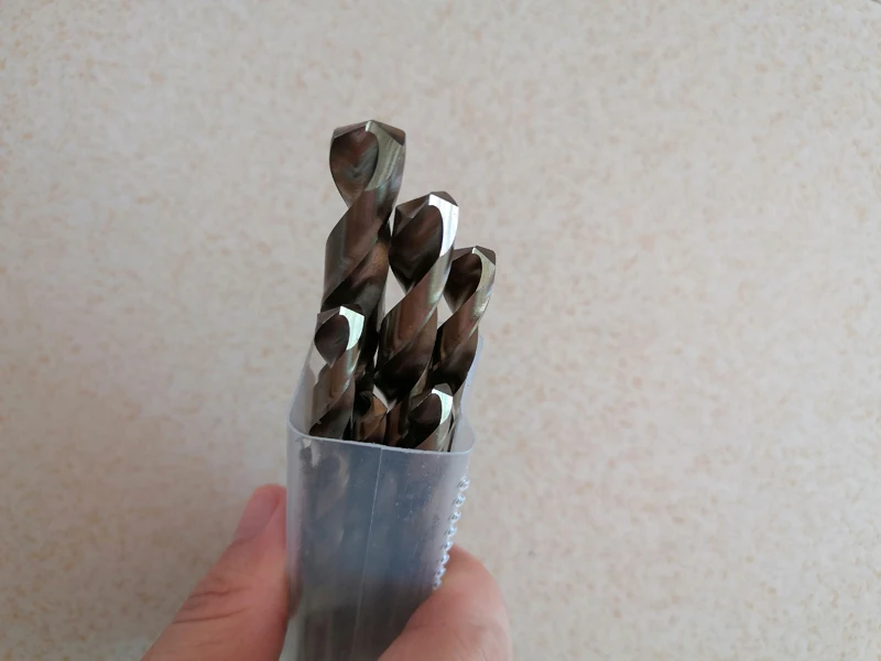 15PCS Straight Shank 1.5-10mm Twist Drill Bit for Metal Wood Working M35 HSS Co Steel Cobalt Drill Bits  Power Tools