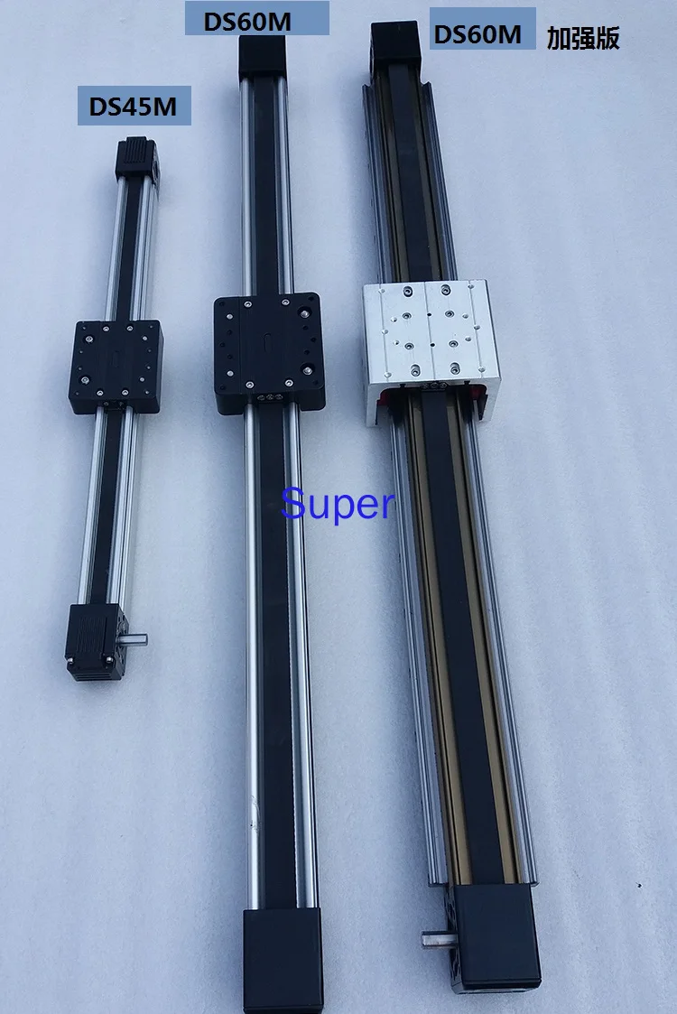 Синхронный ленточный Линейный модуль скользящий стол может быть оснащен 42 57 60 шаговым двигателем длина серводвигателя может быть изменена