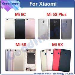 AAA For Xiaomi Mi 5C 5S 5S Plus A1 5X MDG2 MDI2 Housing Shell Cover Battery Cover Back Case Rear Cover For Xiaomi Mi5C Mi5S Mi5X