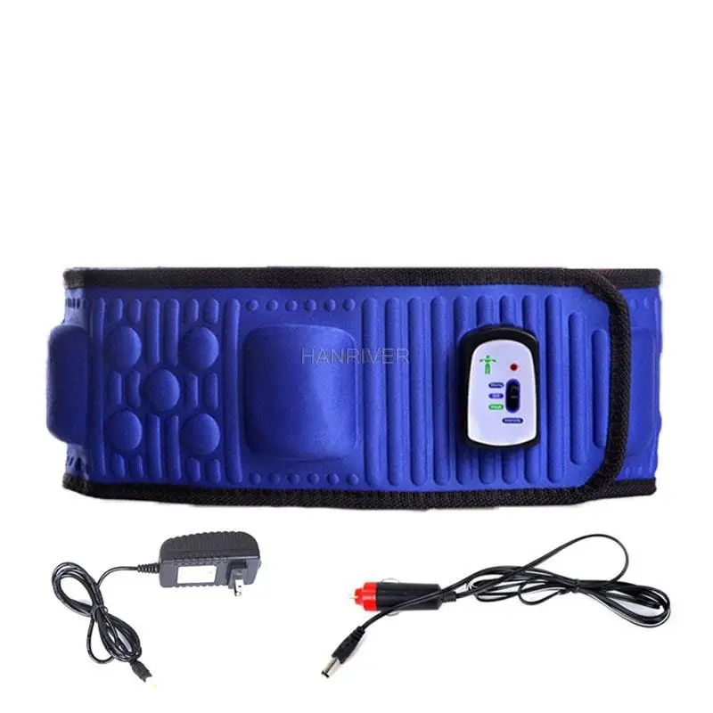 Electric Slimming Belt เข็มขัดลดน้ำหนักฟิตเนสนวด X5ครั้ง Sway การสั่นสะเทือนท้องหน้าท้องกล้ามเนื้อเอวเครื่องกระตุ้น