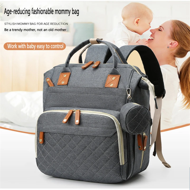 

Nappy Backpack Bag Mummy Large Capacity Bag Mom Baby Multi-function Waterproof Outdoor Travel Diaper Bags For Baby Care