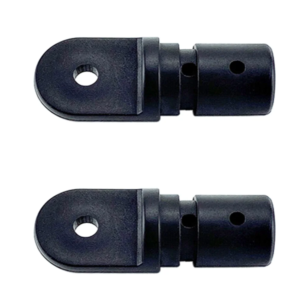 2PCS Nylon Pipe Eye End Cap 25mm Bimini Top Fitting Hardware Marine Boat Yacht Inside Eye End Canopy Tube End