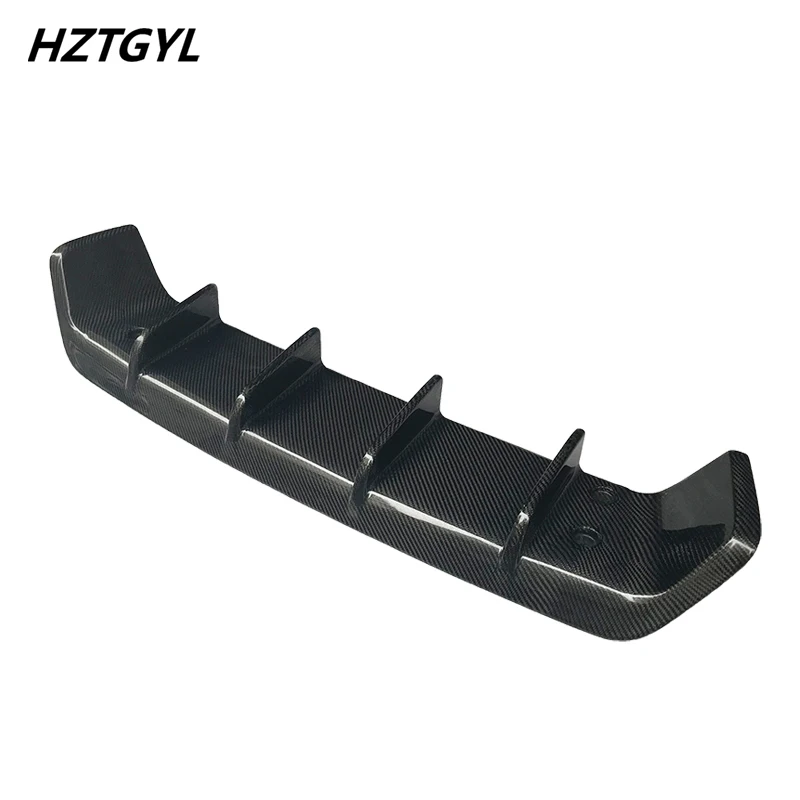 T Style Carbon Fiber Or FRP Material Rear Bumper Diffuser Lip For Porsche Cayenne 9YA Car Body Tuning 2020 Up