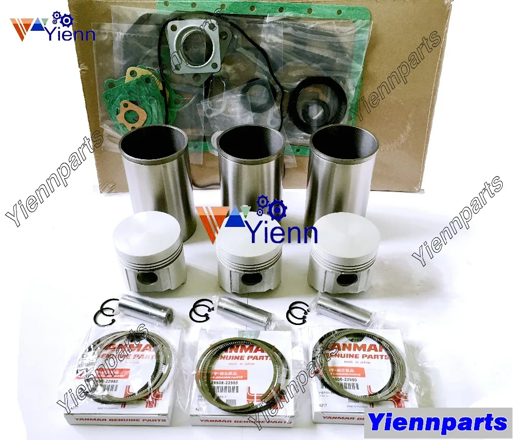 

3T84 3T84HLE Overhaul Rebuild Kit For Yanmar Takeuchi TB25 TB035 Excavator Diesel Engine Parts