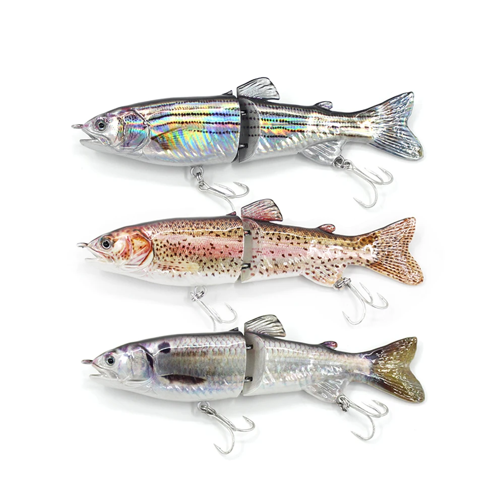 2 section glider bait mult jointed fishing lure good quality swimbait for saltwater fishing lure section swimbait hardlure