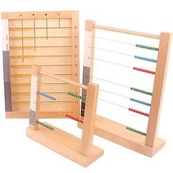 Montessori Đồ Chơi Gỗ Phẳng Đính Hạt Khung Cho Phép Nhân Các Bài Tập Cho Bé Hạt Toán Học Vật Liệu Đồ Chơi Giáo Dục Toán Học