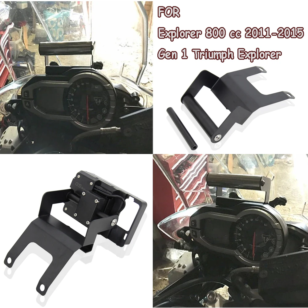 

ДЛЯ Explorer 800cc, новые аксессуары для мотоциклов, GPS-крепление 2011-2015 2014 2013, подставка-держатель, кронштейн для навигационной пластины для телефона