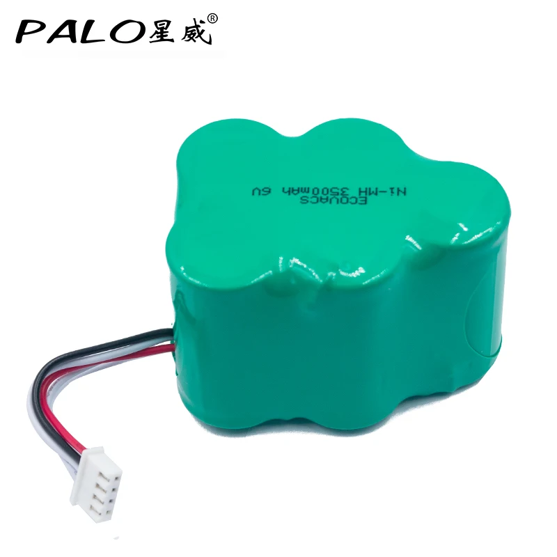 PALO-Batería de repuesto para Ecovacs Deebot, 6V, 3500mAh, D650, D680, D73, D76, D62, D63, D65, D66, D68, D77, D79, 730, 760, TBD71